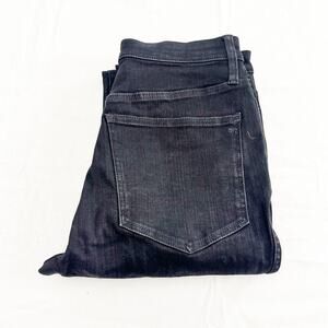 Madewell Curvy Stovepipe Black Denim Jeans Straight Leg Size 30 MINT